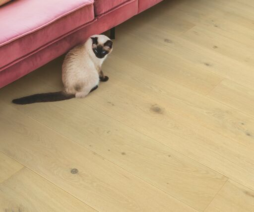 Quickstep Cala Pearl White Oak Engineered Flooring, Brushed & Extra Matt Lacquered, 220x13x2200mm Image 4