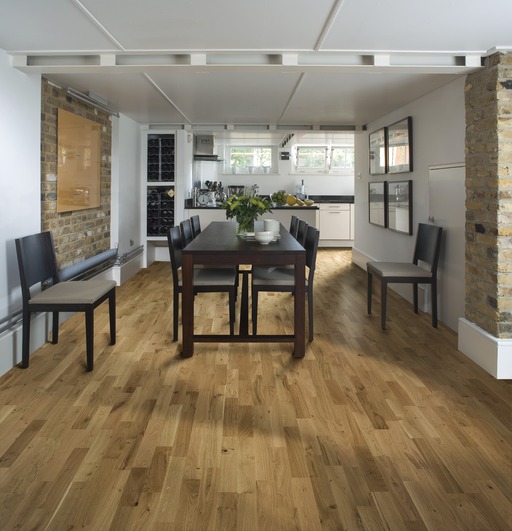 Kahrs Erve Oak Engineered 3-Strip Wood Flooring, Matt Lacquered, 200x13x2423mm