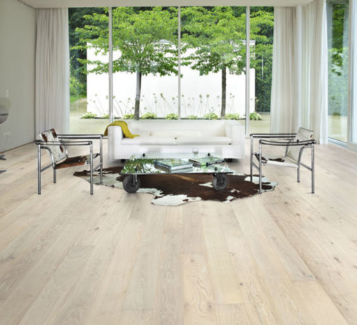 Kahrs Nouveau Blonde Oak Engineered 1-Strip Wood Flooring, Brushed, Matt Lacquered, 187x3.5x15mm