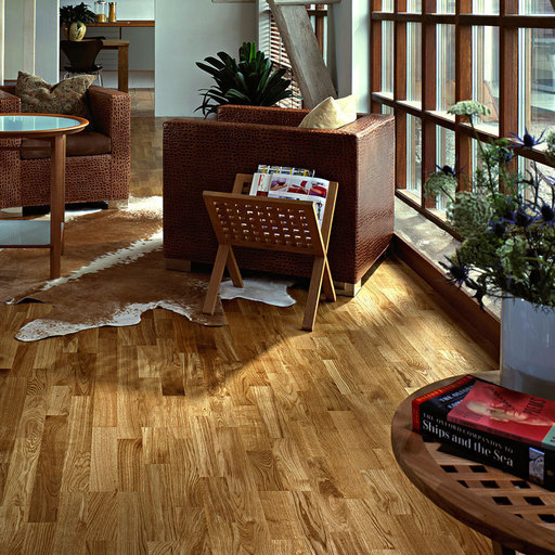 Kahrs Siena Oak Engineered Wood Flooring, Satin Lacquered, 200x15x2423mm