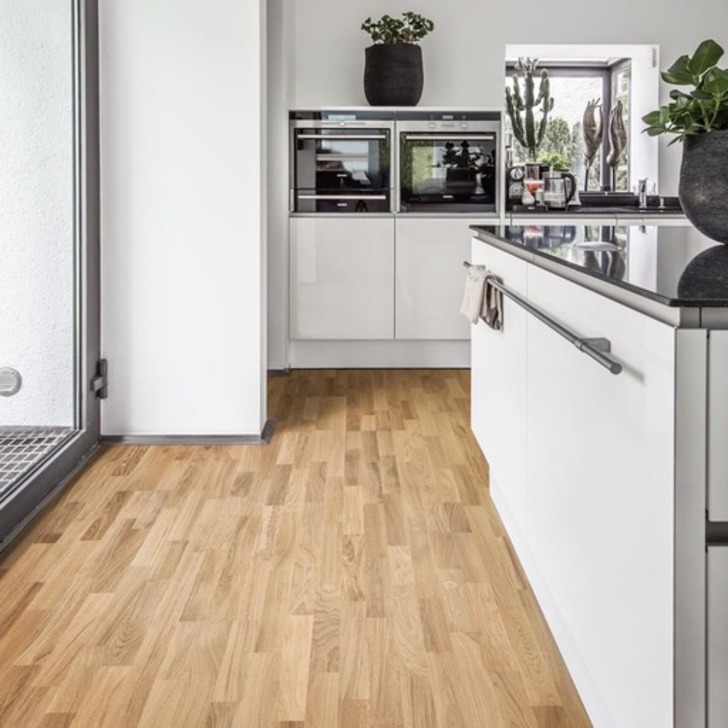 Kahrs Lumen Dawn Engineered Oak Flooring, Natural, Brushed & Matt Lacquered, 15x3.5x200mm