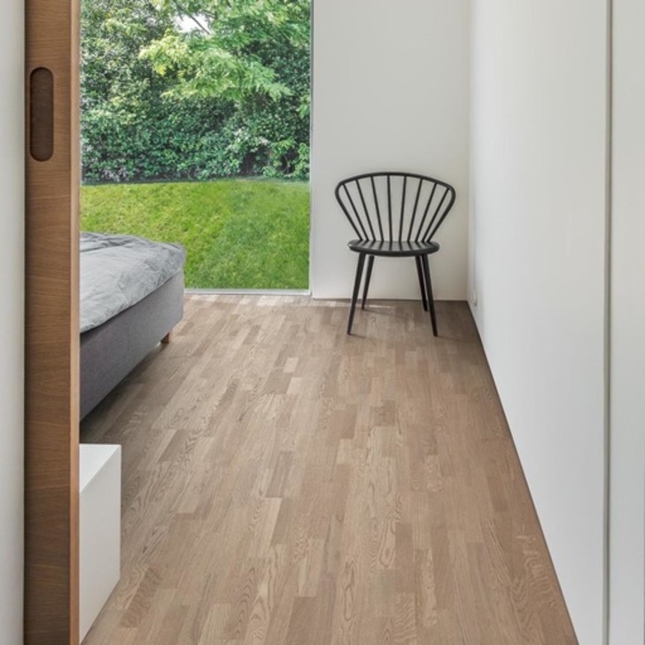 Kahrs Lumen Twilight Engineered Oak Flooring, Natural, Brushed & Matt Lacquered, 15x3.5x200mm