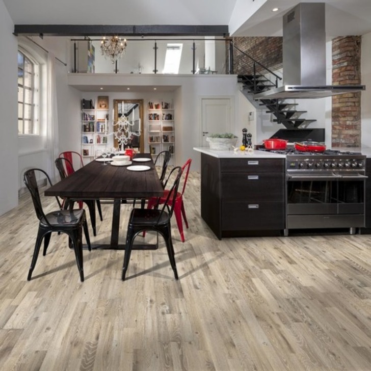 Kahrs Gotaland Kilesand Engineered Oak Flooring, Rustic, Stained, Brushed & Oiled, 15x3.5x196mm