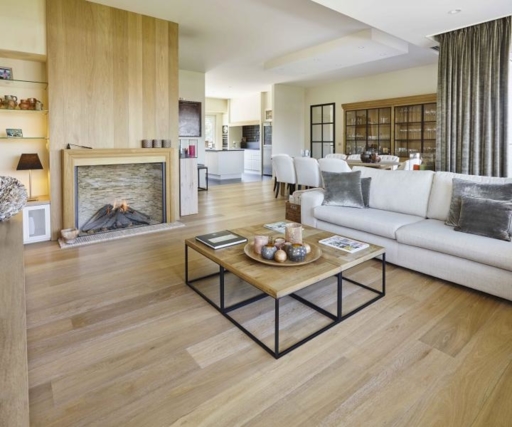 Tradition Classics Loire Engineered Oak Flooring, Smoked, Brushed, White Oiled, 190x15x1860mm