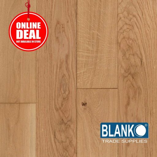 Blanko Budget Astral Zinnia Engineered Oak Flooring, Brushed & Oiled, Rustic, 190x20x1900mm