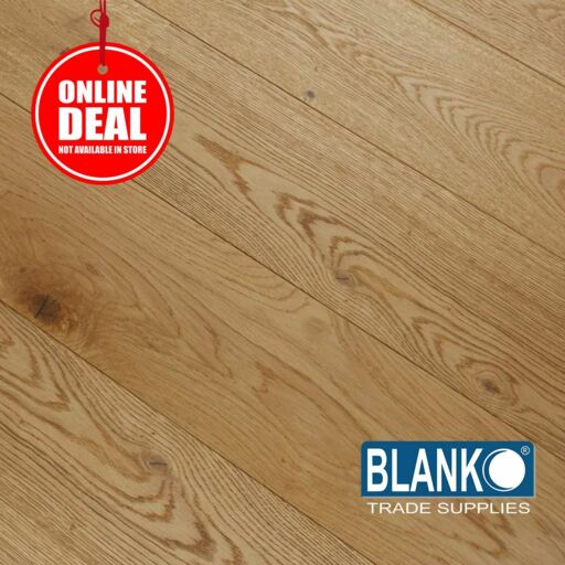Blanko Budget Pixel Poppy Engineered Oak Flooring, Brushed & Oiled, Rustic, 190x20x1900mm
