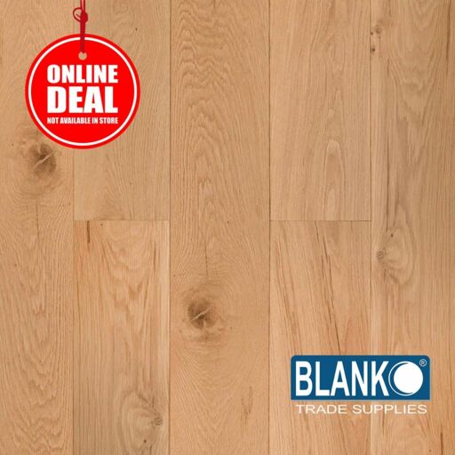 Blanko Budget Velvet Petal Engineered Oak Flooring, Lacquered, Rustic,  190x20x1900mm