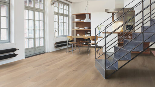 Boen Animoso Oak Engineered Flooring, White, Matt Lacquered, 209x3x14mm