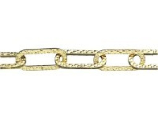 Decorative Chain, 2mm, Steel Brass Plated, 2m