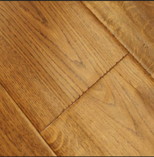 Chene Golden Oak Engineered Flooring, Handscraped, UV Lacquered, RLx190x14mm