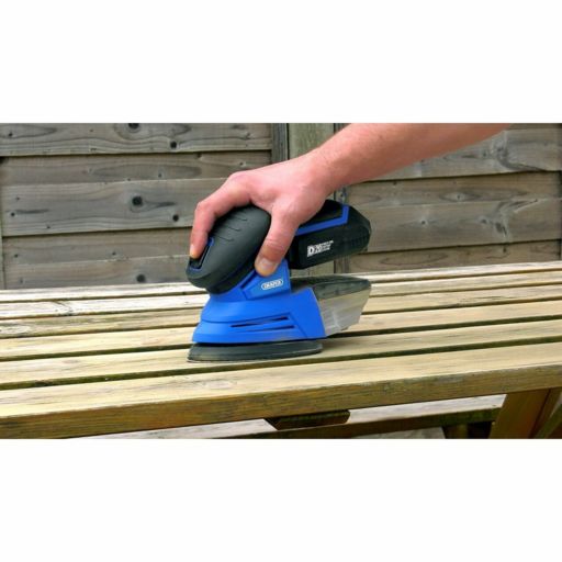 Draper D20 20V Tri-Base Detail Sander, 1 x 2.0Ah Battery