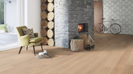 Boen Oak Andante Engineered Flooring, Live Pure Lacquered, 14x181x2200mm