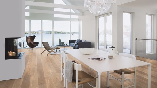 Boen Animoso Oak Engineered Flooring, White, Live Natural Oiled, Rustic, 14x181x2200mm