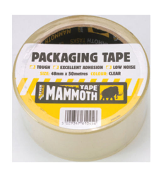 Everbuild Mammoth Packaging Tape, Clear, 48mm, 50m