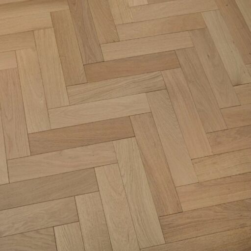 Evergreen Arden Scandinavian Engineered Oak Flooring, Herringbone, Natural, Oiled, 90x14x400mm