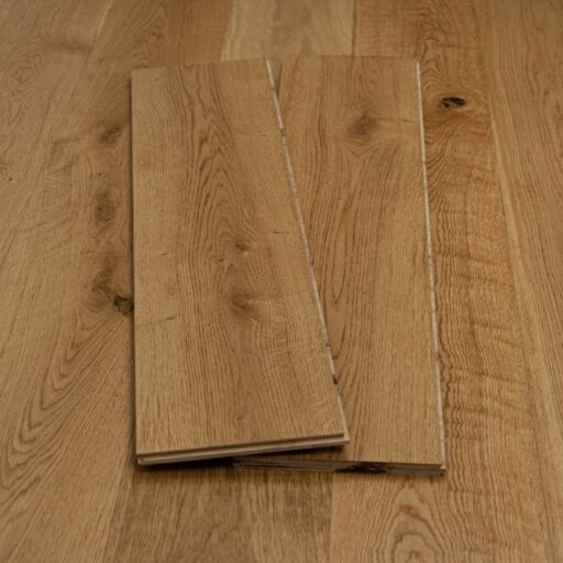 Evergreen Oakley Engineered Oak Flooring, Natural, Brushed & Oiled, 190x20x1900mm