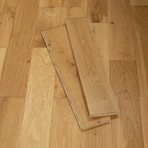 Evergreen Oxford Engineered Oak Flooring, Natural, Brushed & Oiled, 125x14xRLmm