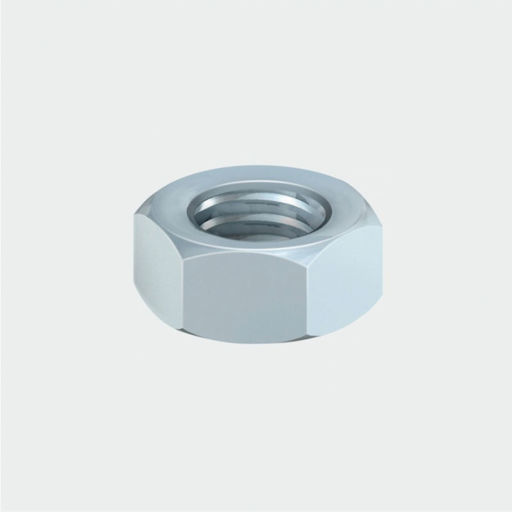 Hex Nut BZP, M10, 20pk