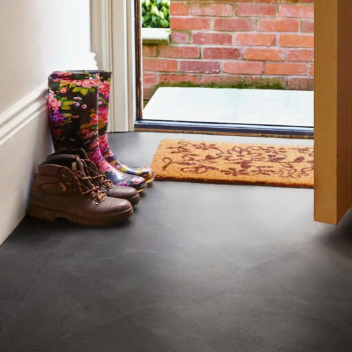 Polyflor Camaro Stone Atlantic Slate Vinyl Flooring, 304.8x304.8mm