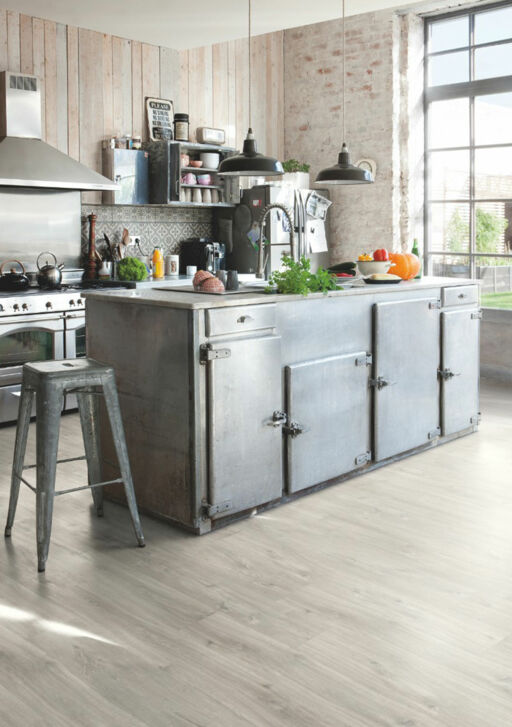 QuickStep Alpha Blos Base, Canyon Oak Grey With Saw Cuts Vinyl Flooring, 189x4x1251mm