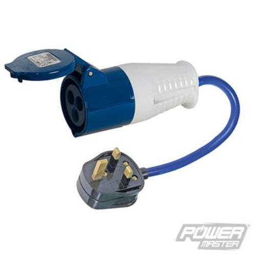 Silverline Fly Lead Converter 16A Lead to 13A Socket