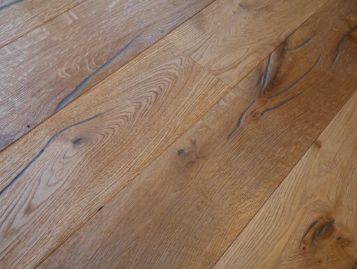 Tradition Antique Natural Oak Engineered Flooring, Rustic, Distressed, Brushed & Oiled, 190x20x1900mm