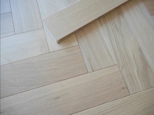 Tradition Engineered Oak Parquet Flooring, Herringbone, Prime, Invisible Oiled, 90x15x400mm